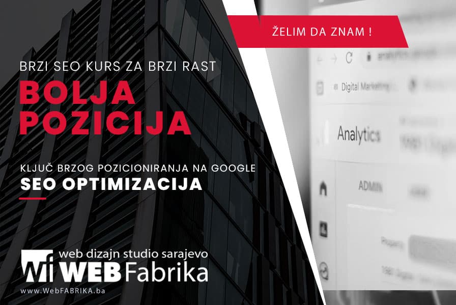 Brza SEO optimizacija za bolje rangiranje na Google-u.