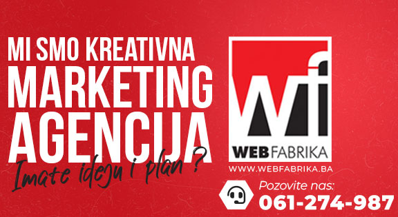 WebFABRIKA Sarajevo - Izrada web stranica | SEO optimizacija | Digitalni marketing